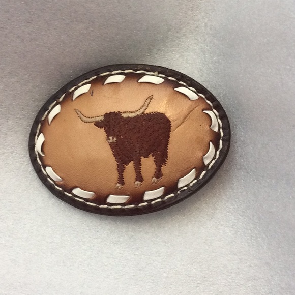 Vintage Leather Cardat Buckle - Picture 5 of 5